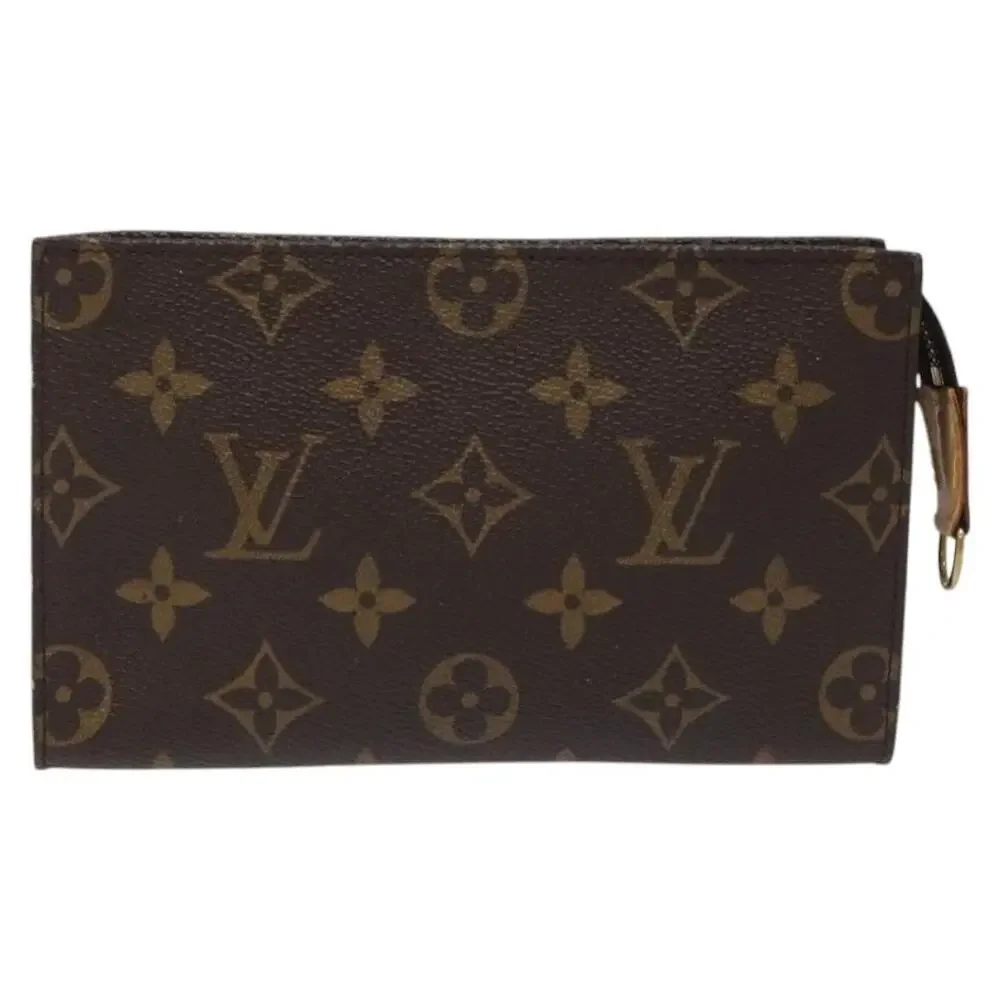 Louis Vuitton Monogram Bucket PM Accessory Pouch Brown